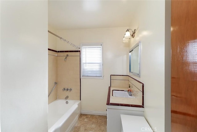 1247 E Marbury St, West Covina, CA 91790 - full bath with shower / bathtub combination and vanity