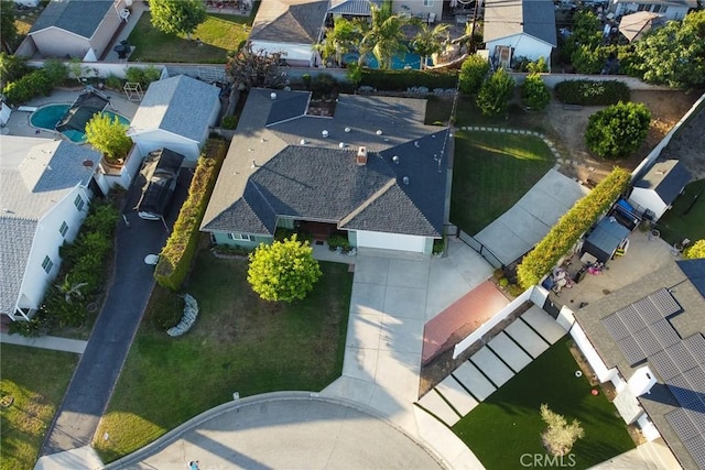 1247 E Marbury St, West Covina, CA 91790 - aerial view of residential area