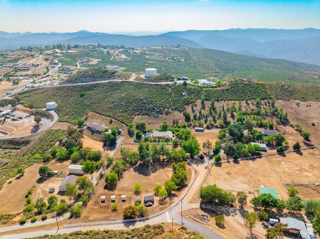 23007 Arjo Ln, Ramona, CA 92065 - aerial view of property's location featuring mountains