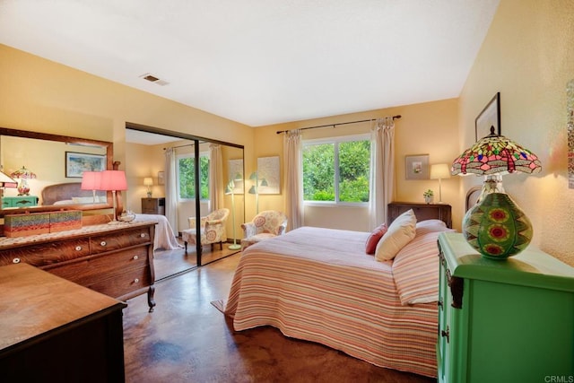 23007 Arjo Ln, Ramona, CA 92065 - bedroom featuring multiple windows and concrete flooring