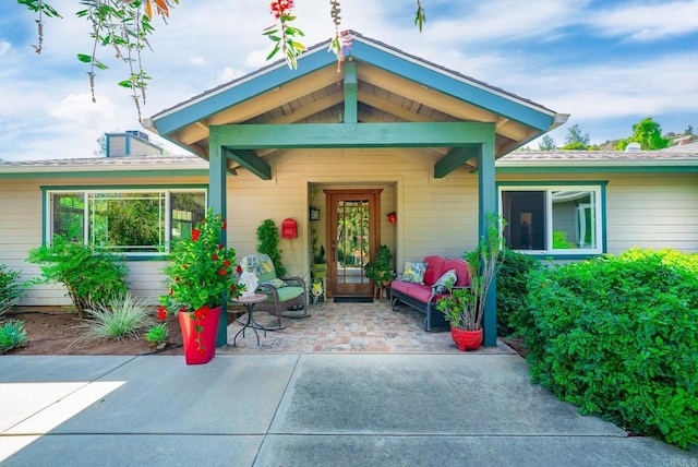23007 Arjo Ln, Ramona, CA 92065 - entrance to property featuring an outdoor hangout area and a patio