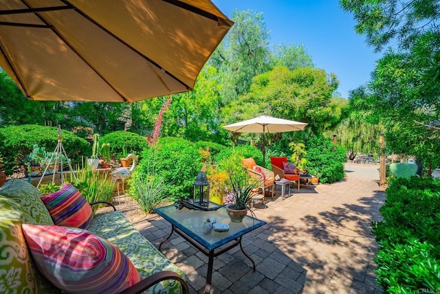 23007 Arjo Ln, Ramona, CA 92065 - view of patio with view of wooded area