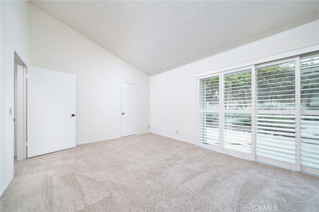 173 Butler Ct, Claremont, CA 91711 - unfurnished bedroom with carpet and high vaulted ceiling