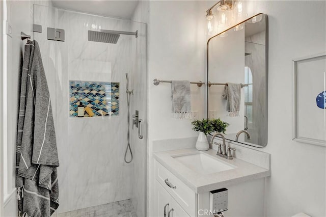 6232 Richmond Ave, Garden Grove, CA 92845 - bathroom featuring vanity and walk in shower