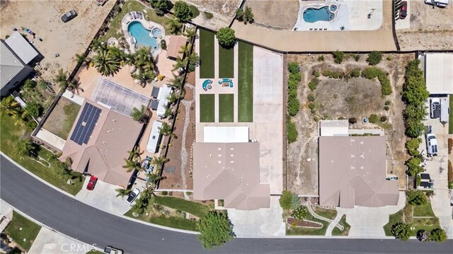 19205 Sterling Hill Ln, Perris, CA 92570 - aerial view of property's location featuring a pool