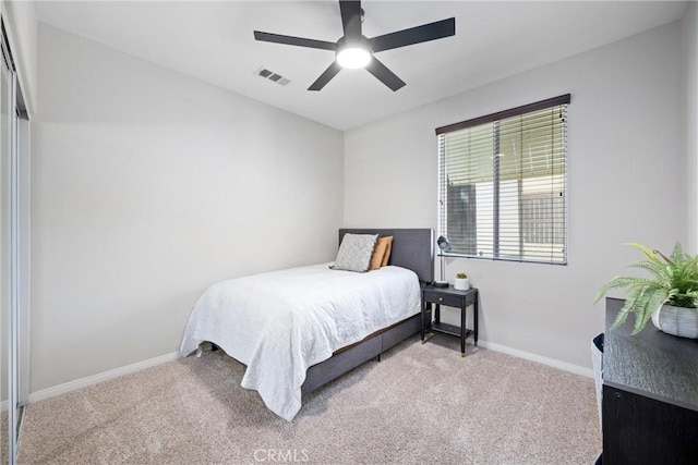 19205 Sterling Hill Ln, Perris, CA 92570 - carpeted bedroom featuring baseboards and ceiling fan