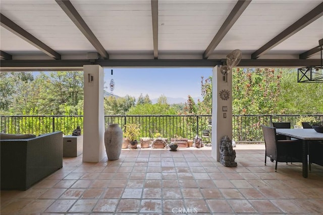 24311 Sylvan Glen Rd, Calabasas, CA 91302 - view of patio / terrace featuring outdoor dining space