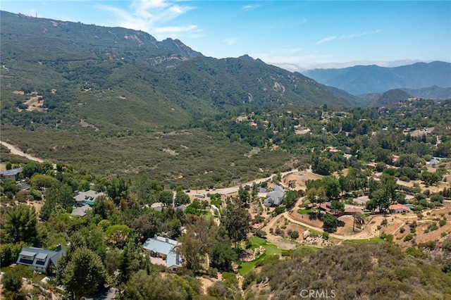 24311 Sylvan Glen Rd, Calabasas, CA 91302 - aerial view of mountains