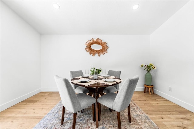 6816 E Driscoll St, Long Beach, CA 90815 - dining area featuring recessed lighting and light wood-type flooring
