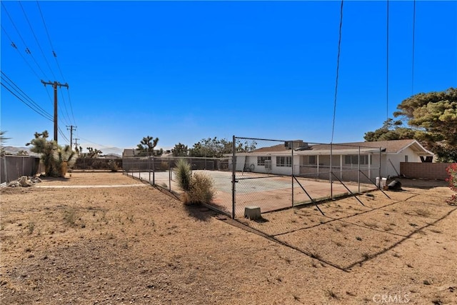 57795 El Dorado Dr, Yucca Valley, CA 92284 - fenced backyard featuring a patio