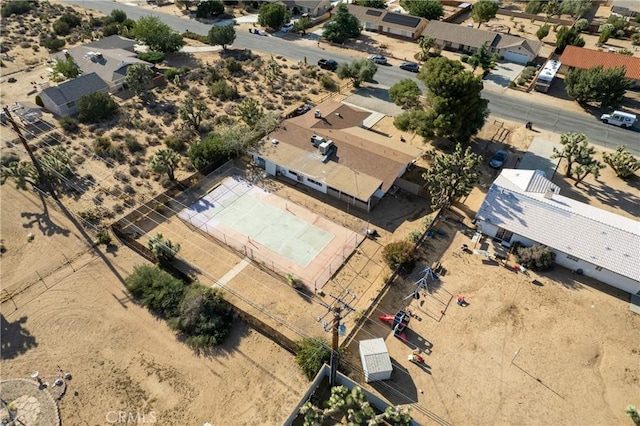 57795 El Dorado Dr, Yucca Valley, CA 92284 - drone / aerial view of a desert landscape