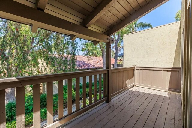 1345 Cabrillo Park Dr Unit A06, Santa Ana, CA 92701 - view of wooden terrace