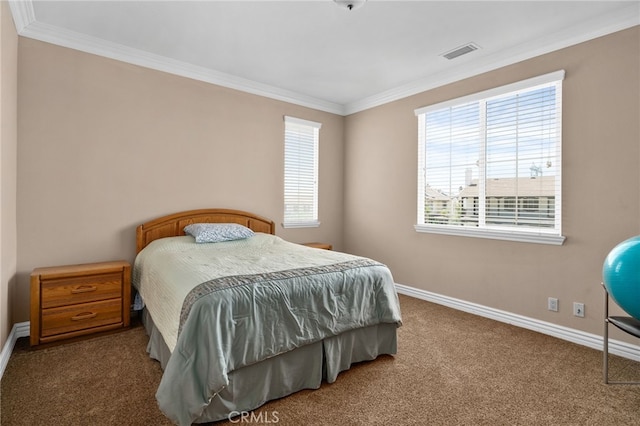 13812 Breeders Cup Dr, Rancho Cucamonga, CA 91739 - carpeted bedroom with crown molding