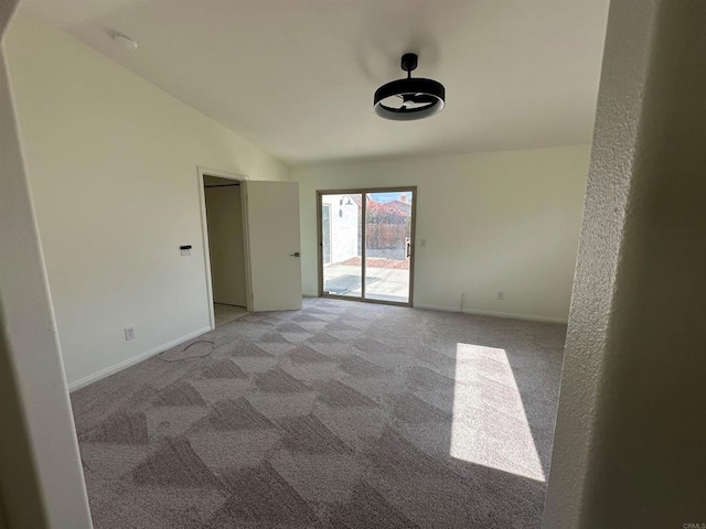 31100 Desert Palm Dr, Thousand Palms, CA 92276 - empty room with carpet and vaulted ceiling