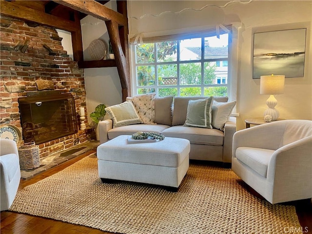 135 Turquoise Ave, Newport Beach, CA 92662 - living room with wood finished floors