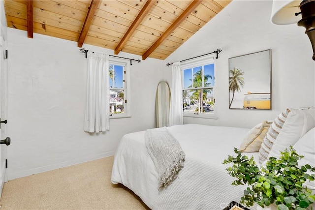 135 Turquoise Ave, Newport Beach, CA 92662 - bedroom with wooden ceiling, multiple windows, and carpet flooring