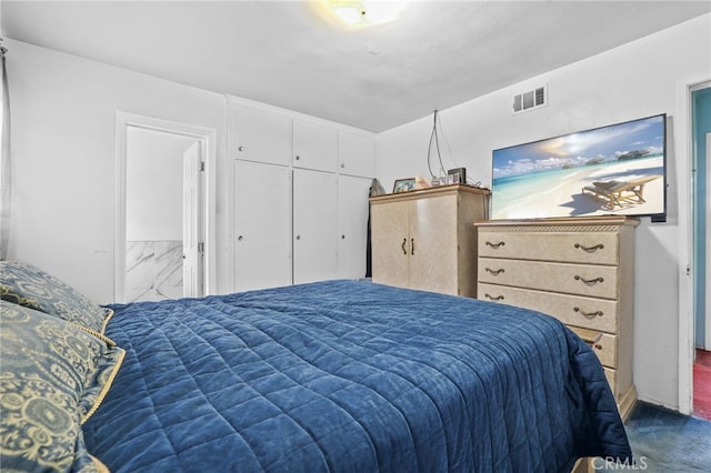 1002 N Iroquois Ave, Anaheim, CA 92801 - bedroom with dark carpet