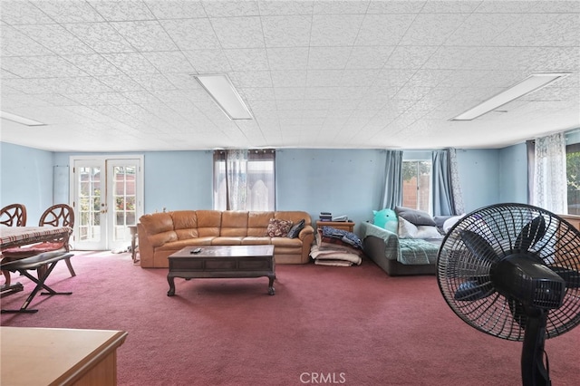 1002 N Iroquois Ave, Anaheim, CA 92801 - living area with carpet floors