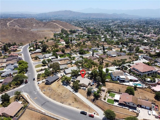 4760 Crest Ave, Riverside, CA 92503 - view of property location featuring a mountain backdrop and nearby suburban area