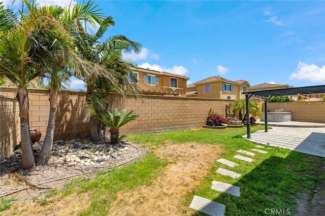13246 Baxter Springs Dr, Rancho Cucamonga, CA 91739 - fenced backyard featuring a pergola and a patio area