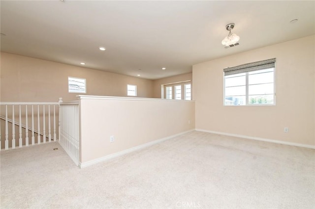 13246 Baxter Springs Dr, Rancho Cucamonga, CA 91739 - unfurnished room with carpet flooring and recessed lighting