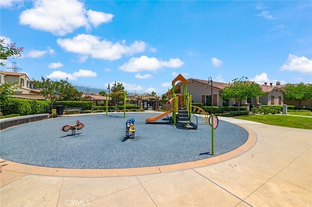 13246 Baxter Springs Dr, Rancho Cucamonga, CA 91739 - community jungle gym featuring a residential view