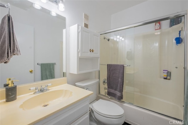 15053 Sherman Way Unit A, Van Nuys, CA 91405 - bathroom featuring shower / bath combination with glass door and vanity