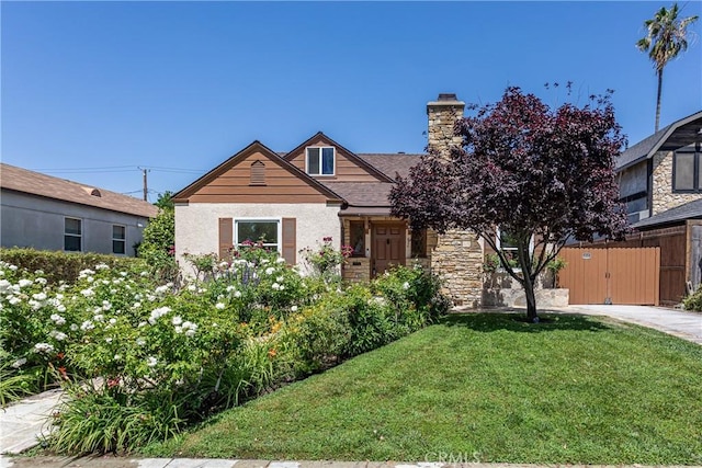 624 S Reese Pl, Burbank, CA 91506 - view of front facade featuring a chimney