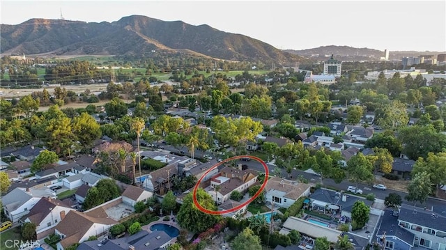 624 S Reese Pl, Burbank, CA 91506 - aerial perspective of suburban area with mountains