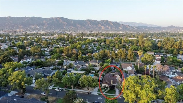 624 S Reese Pl, Burbank, CA 91506 - bird's eye view of a mountain backdrop