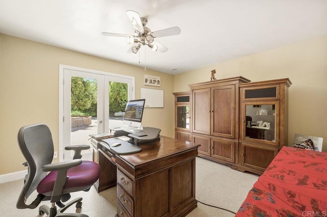 15935 Mac Tan Ln, Valley Center, CA 92082 - office space with light colored carpet and a ceiling fan