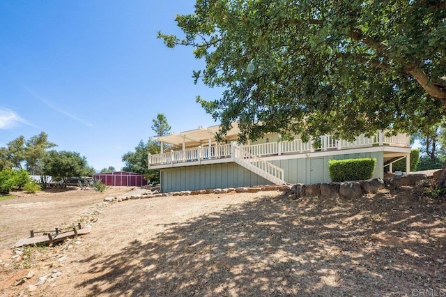 15935 Mac Tan Ln, Valley Center, CA 92082 - view of front of house with stairway