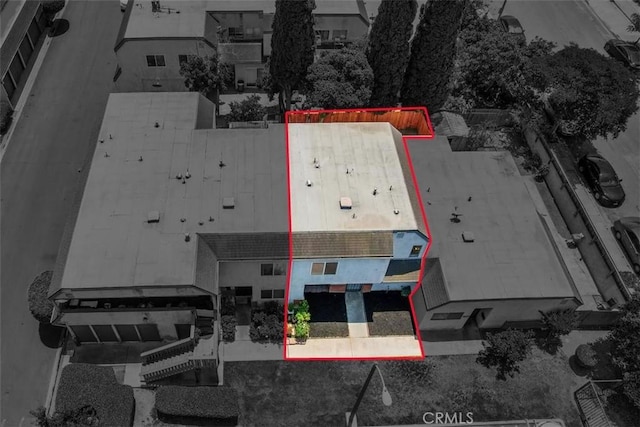 13895 Parkway Dr Unit 79, Garden Grove, CA 92843 - aerial view of property and surrounding area featuring property parcel outlined