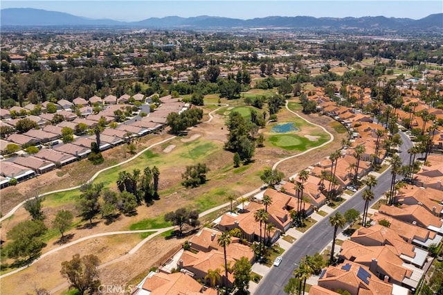 23998 Via Astuto, Murrieta, CA 92562 - aerial overview of property's location with nearby suburban area, mountains, and a local golf course