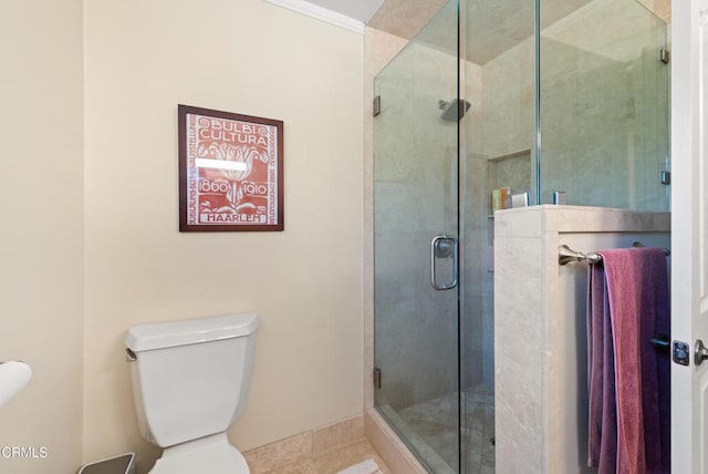 2274 Via Tomas, Camarillo, CA 93010 - bathroom featuring a stall shower and toilet