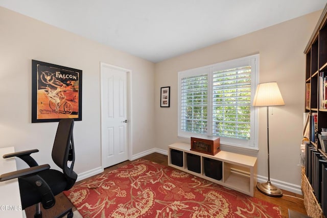 2274 Via Tomas, Camarillo, CA 93010 - home office featuring baseboards and wood finished floors