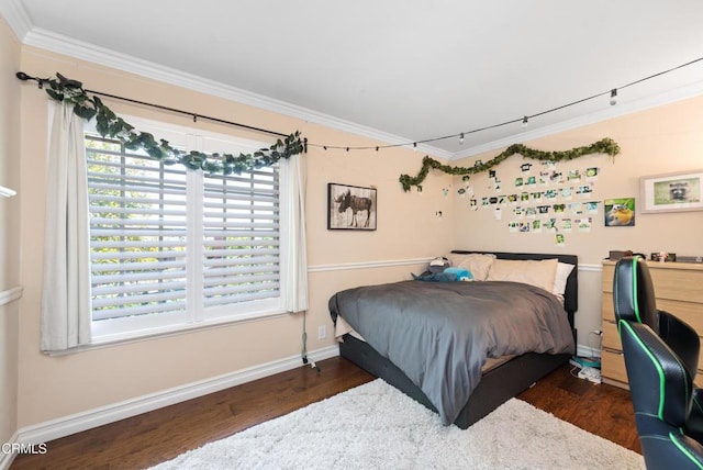 2274 Via Tomas, Camarillo, CA 93010 - bedroom featuring ornamental molding, wood finished floors, and multiple windows