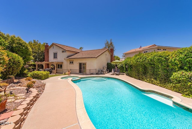 2274 Via Tomas, Camarillo, CA 93010 - view of pool featuring a pool with connected hot tub and a patio