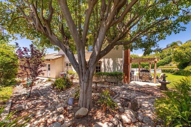 2274 Via Tomas, Camarillo, CA 93010 - view of yard with a pergola and a patio area