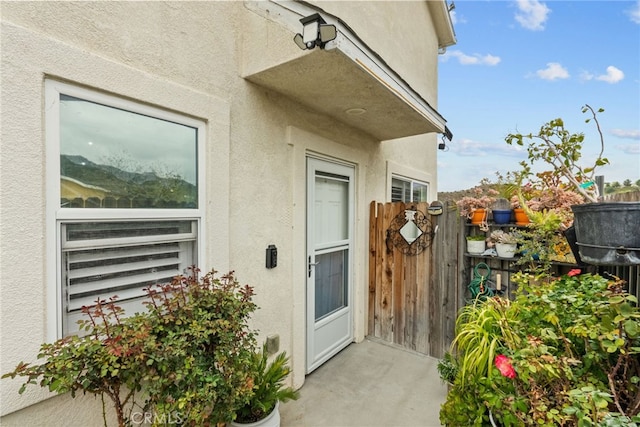 26120 Goldman Pl, Saugus, CA 91350 - doorway to property with stucco siding