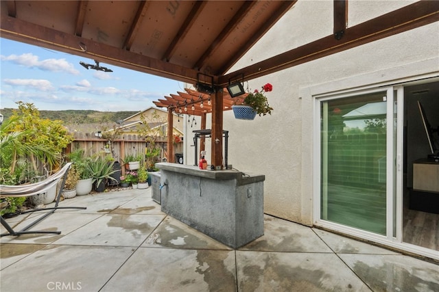 26120 Goldman Pl, Saugus, CA 91350 - view of patio with a pergola
