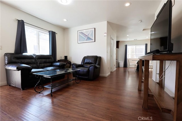 7712 Young Ave, Rosemead, CA 91770 - living area with wood finished floors and recessed lighting