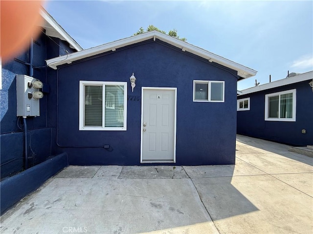 7712 Young Ave, Rosemead, CA 91770 - back of house with stucco siding and a patio