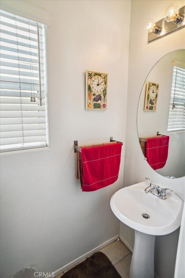 29720 Creekbed Rd, Castaic, CA 91384 - bathroom with plenty of natural light and tile patterned flooring