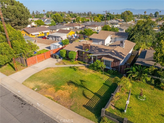 950 E Yale St, Ontario, CA 91764 - aerial view of residential area featuring mountains