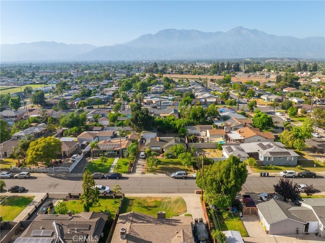 950 E Yale St, Ontario, CA 91764 - aerial perspective of suburban area featuring a mountainous background