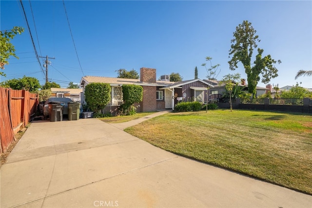 950 E Yale St, Ontario, CA 91764 - ranch-style home with a chimney