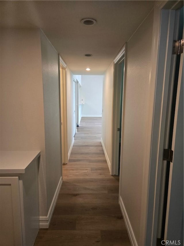 10281 Kings St, Los Alamitos, CA 90720 - hall with wood finished floors and recessed lighting