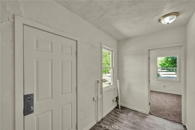 22550 Shady Grove Rd, Middletown, CA 95461 - entrance foyer with healthy amount of natural light and wood finished floors