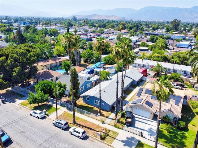 188 E 11th St Unit 1-4, San Bernardino, CA 92410 - aerial perspective of suburban area with a mountain backdrop